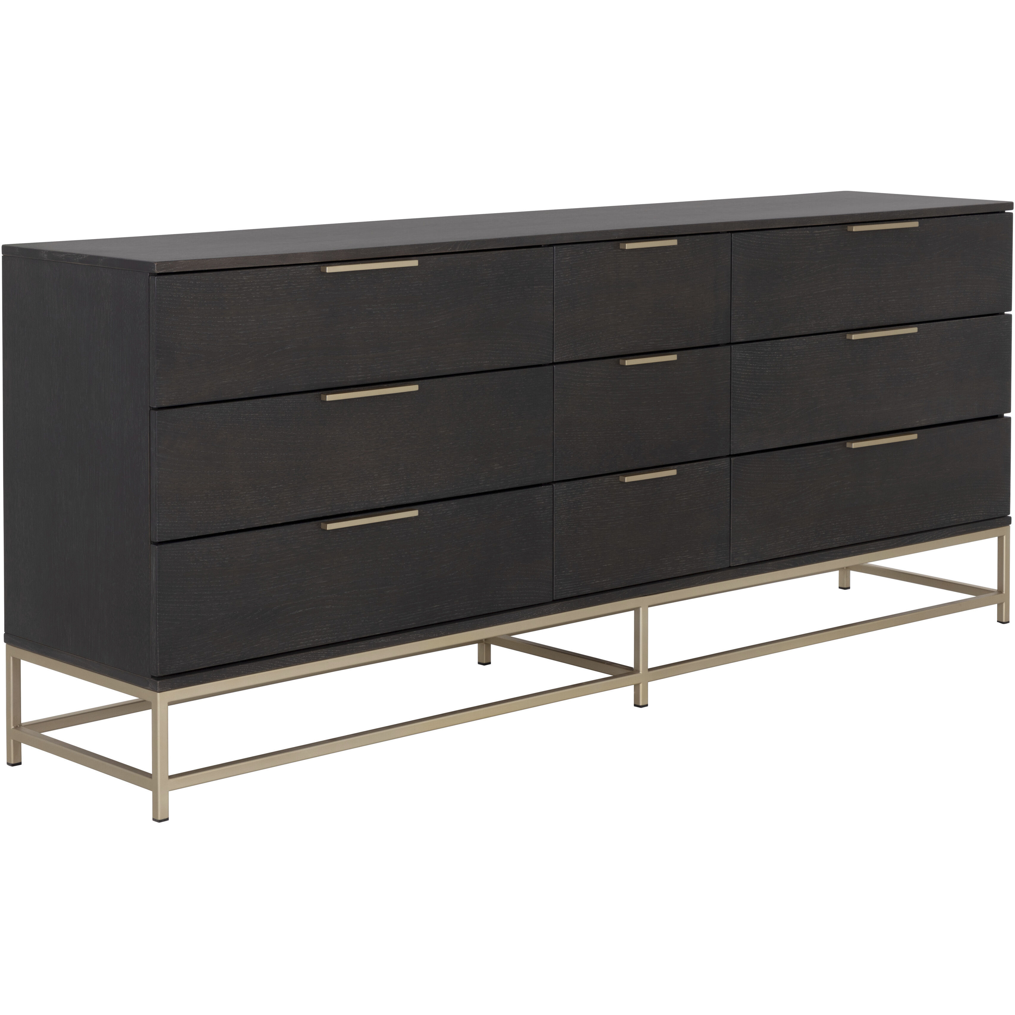 Rebel Gold / Charcoal Grey Dresser, Large